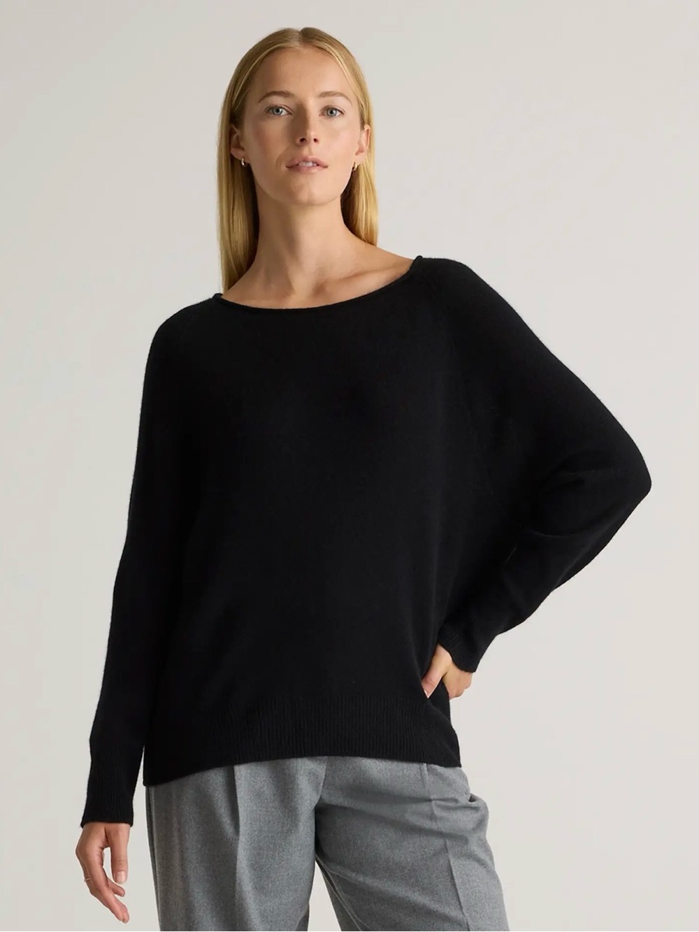 Quince Mongolian Cashmere Boatneck Sweater